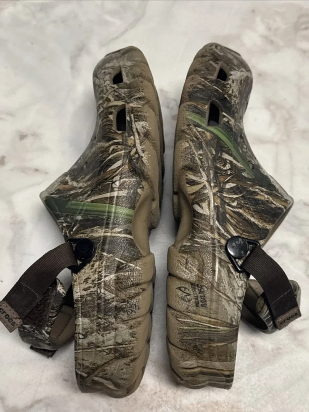 Crocs Offroad Sport RT Max 5 Realtree Camo Mens 7 Womens 9 Adjustable Heel Strap